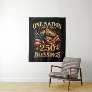 One Nation Under God 250 Years Tapestry
