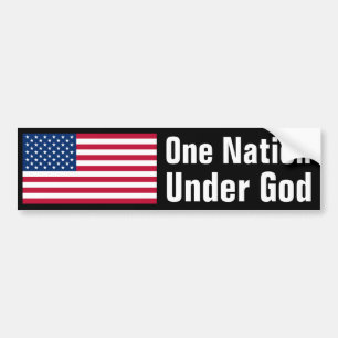 One Nation Under God Bumper Sticker