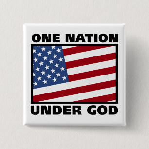 One Nation Under God button