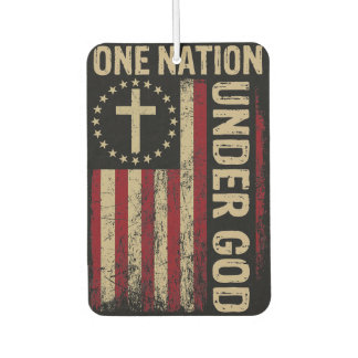 One Nation Under God Car Air Freshener