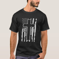 One Nation Under God Cross & American Flag