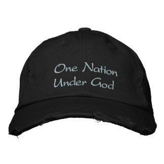 One Nation Under God Embroidered Hat