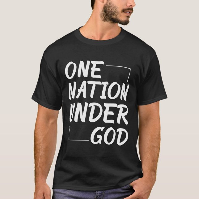 One Nation Under God - Gift Long Sleeve Shirt (Front)