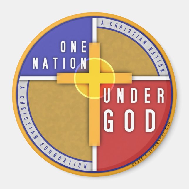One Nation Under God Magnet (Front)