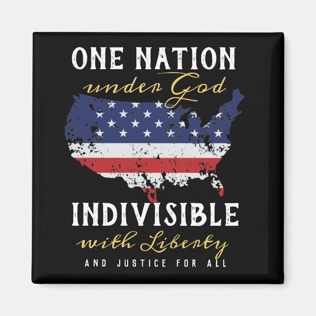 One Nation Under God Sign Magnet (Front)