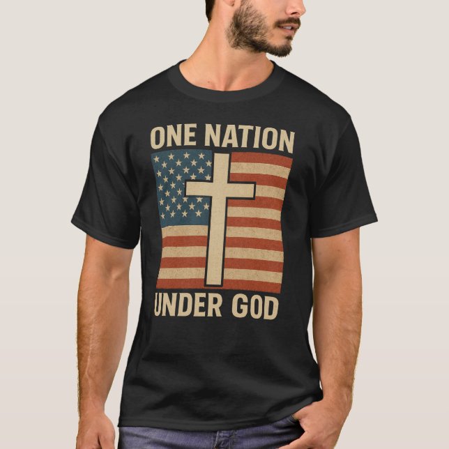 One Nation Under God T-Shirt (Front)