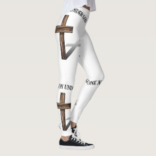 One Nation Under God With Cross Leggings