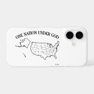 One Nation Under God with US outline