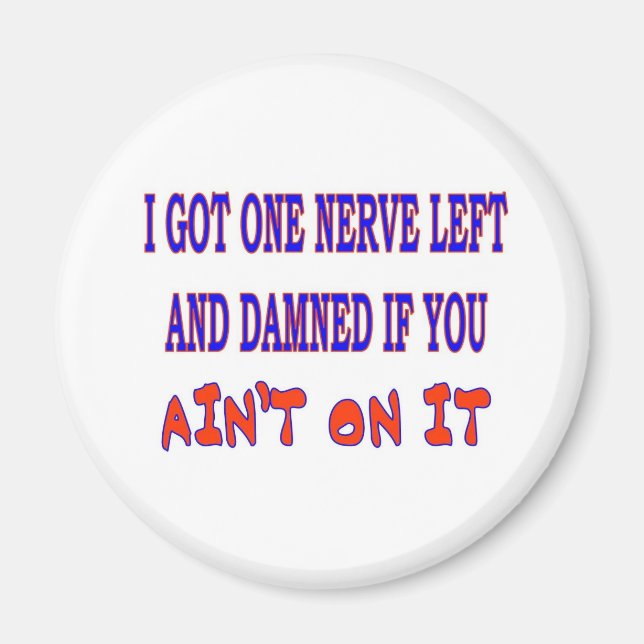 ONE NERVE LEFT MAGNET (Front)