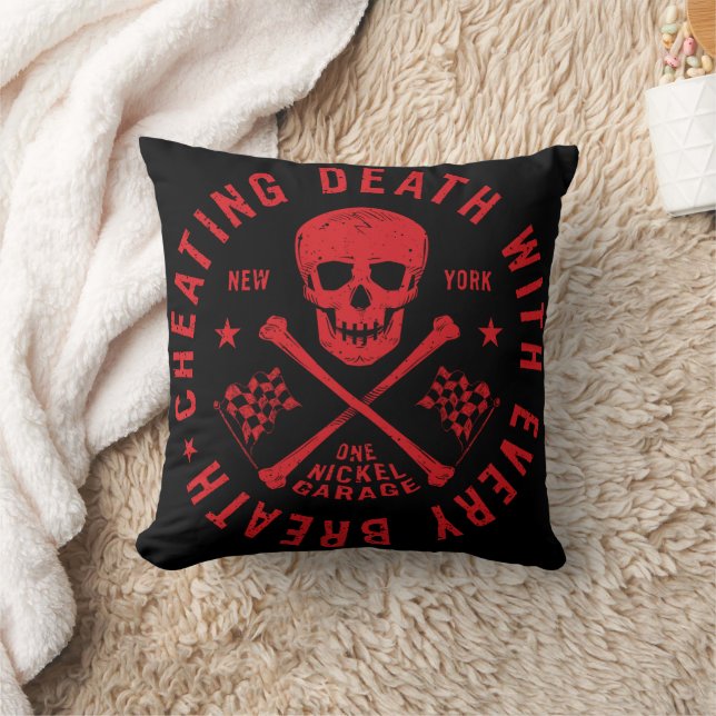 One Nickel Garage CDWEB Pillow / Red (Blanket)