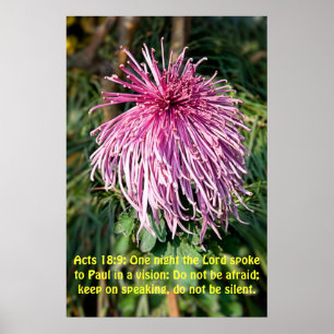 One night the Lord spoke to Paul Poster