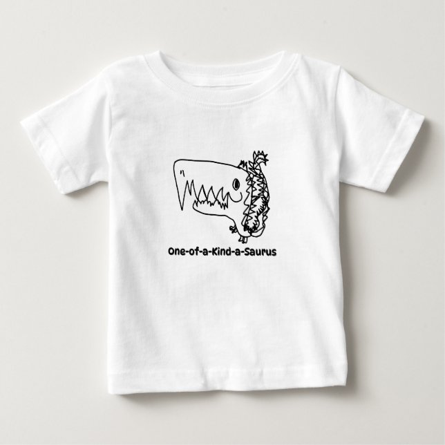One-of-a-Kind-a-Saurus | Hand-Drawn Dinosaur Shirt (Front)