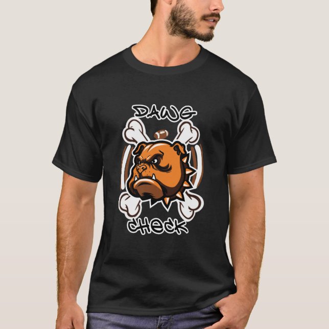 One of a KIND DAWG CHECK Design T-Shirt (Front)