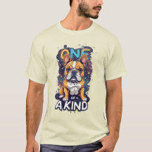 One Of A Kind Dog Portrait With Bold Colours