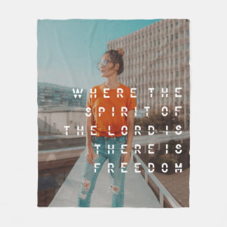 >-> One of a Kind >-> Fleece Throw Blanket