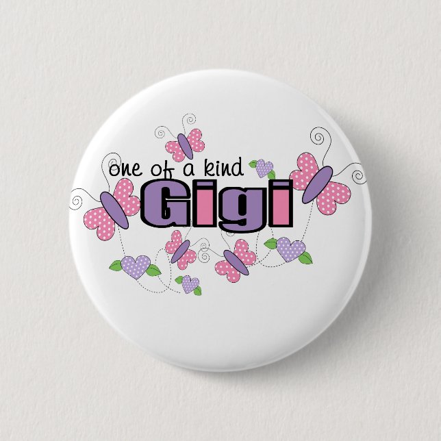 One Of A Kind Gigi 6 Cm Round Badge (Front)