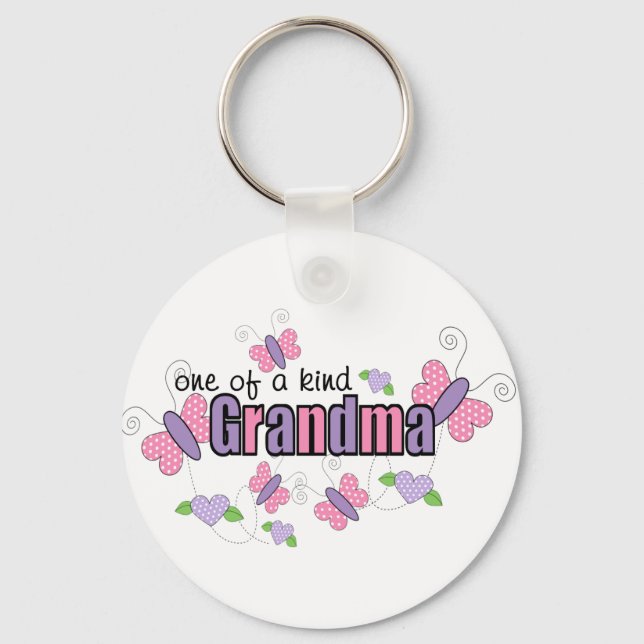 One Of A Kind Grandma Key Ring (Front)