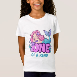 One of a Kind Kawaii Kids Whimsical Mermaid T-Shirt