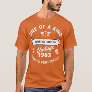 One of a Kind Limited Edition Vintage 1963 Aged to T-Shirt