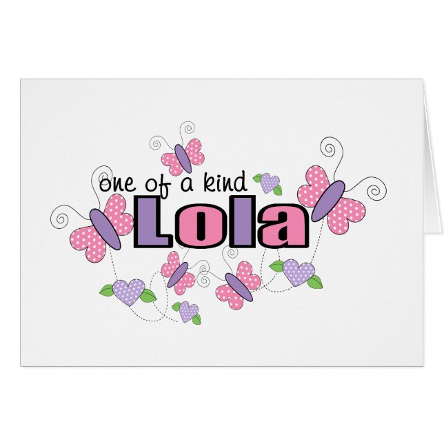 One Of A Kind Lola (Front Horizontal)