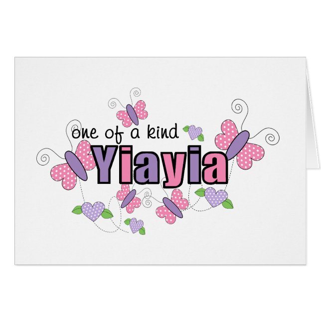 One Of A Kind YiaYia (Front Horizontal)