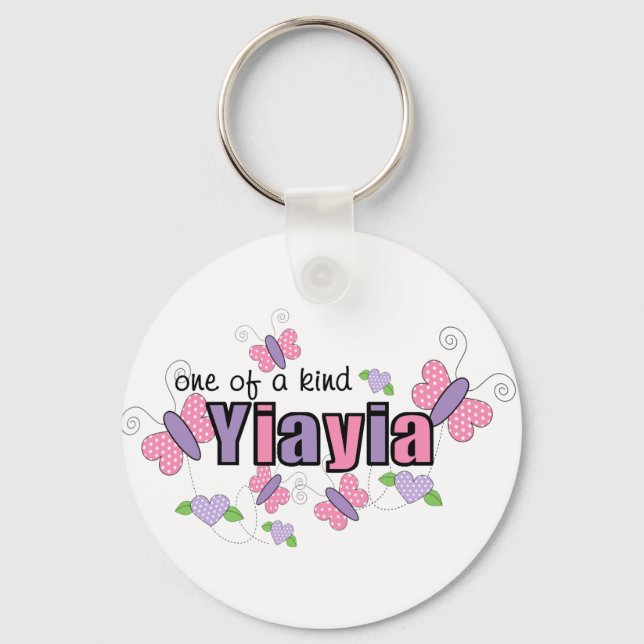 One Of A Kind YiaYia Key Ring (Front)