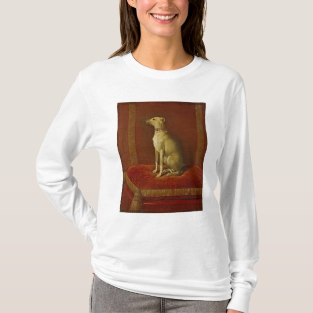 One of Frederick II's Italian greyhounds T-Shirt (Front)