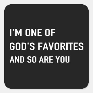 One of God's Favourites sticker