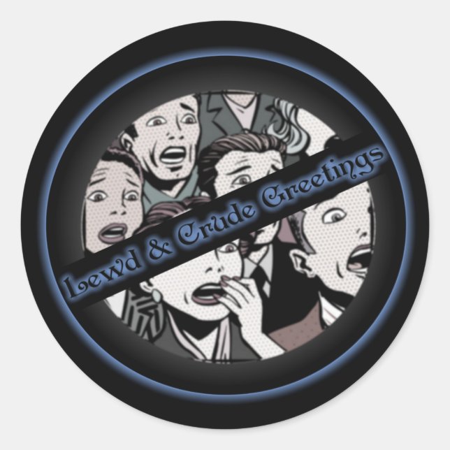 One Of Our New Logos Classic Round Sticker (Front)