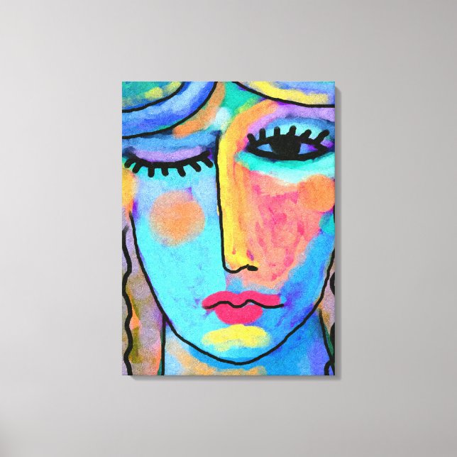 One of Those Days Abstract Digital Painting Canvas Print (Front)