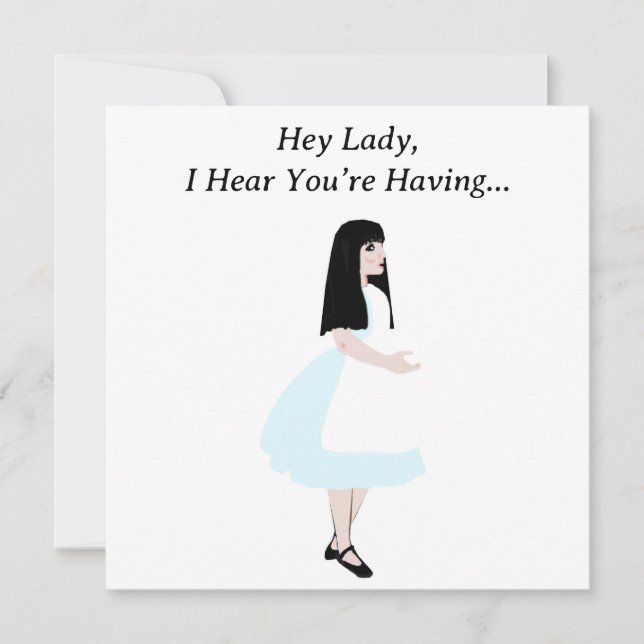One of Those Days Note Card (Front)