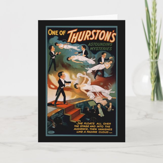 One of Thurston's astounding mysteries Card (Front)
