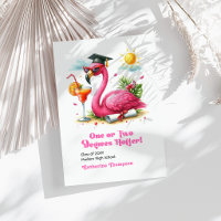 One or Two Degrees Hotter Flamingo Graduation