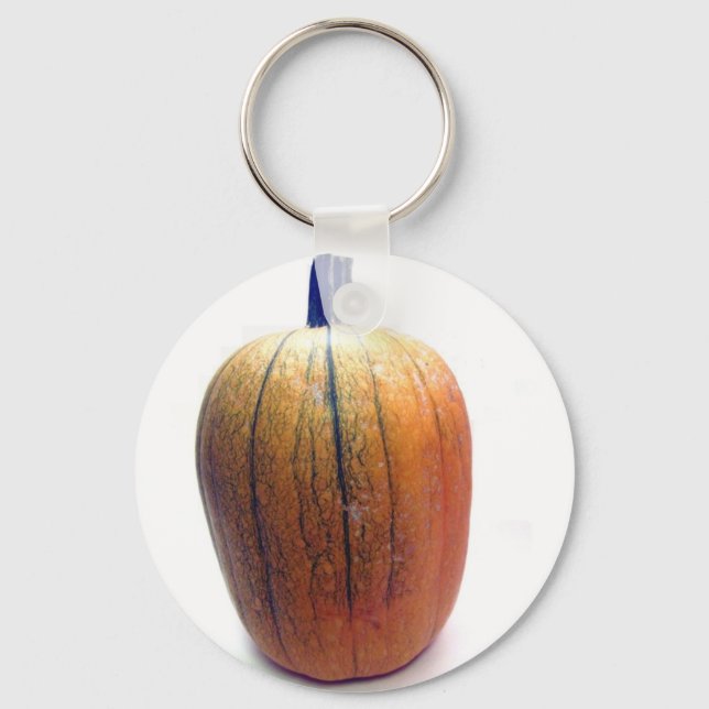 One Orange Pumpkin Key Ring (Front)