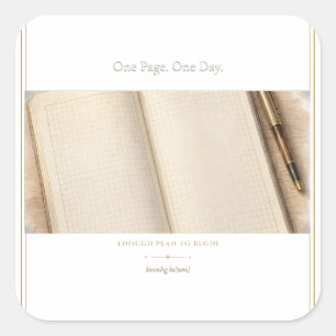 One Page One Day Planner Sticker