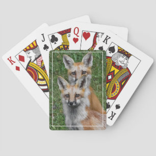 One Pair...Of Foxes Playing Cards
