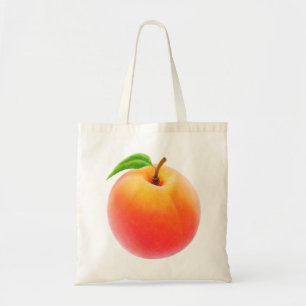 One peach tote bag