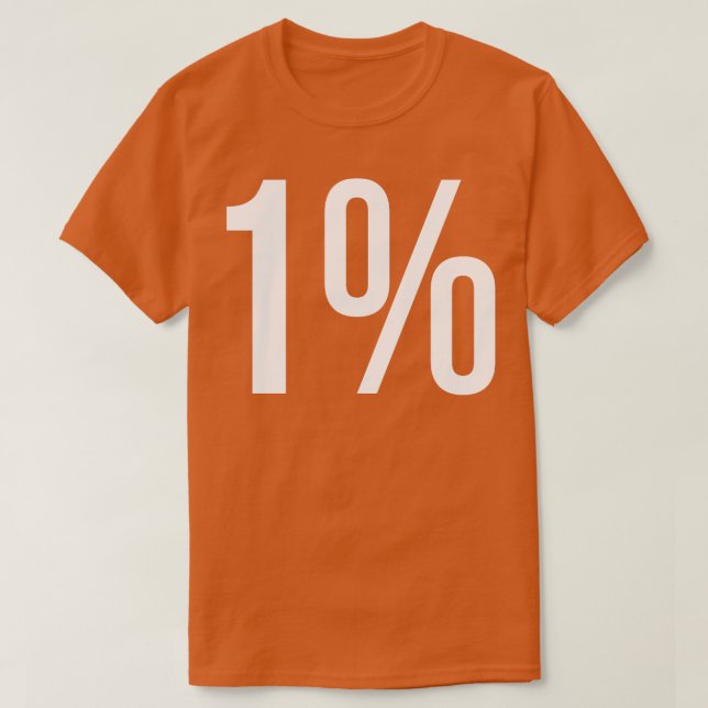 One percent T-Shirt (Design Front)