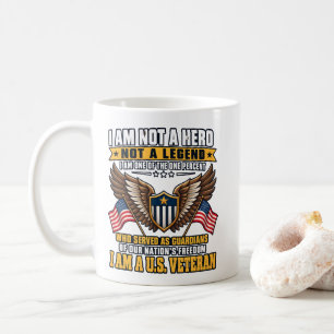 One Percent US Veteran Guardians Of Our Freedom Coffee Mug
