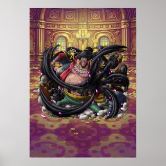 One Piece Blackbeard Poster