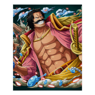 One piece Gol D Roger Poster
