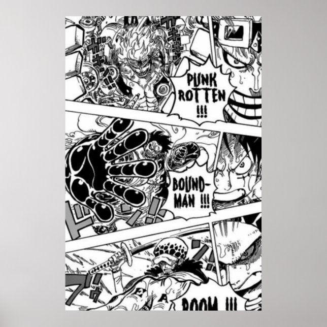 one piece manga poster (Front)