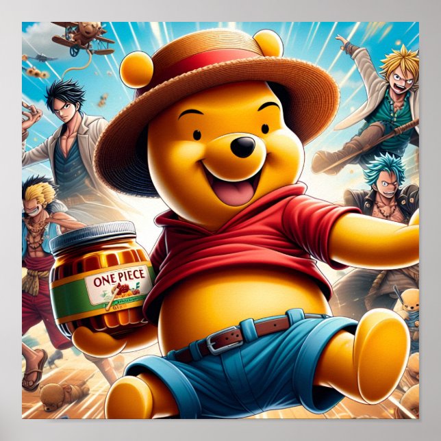 One Piece Winnie the Pooh 1 Poster (Front)
