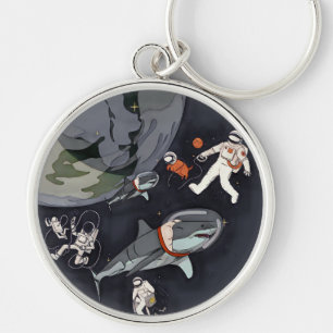 One Planet One Chance - Earth Day(Cartoon Texture) Key Ring