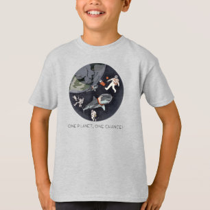 One Planet One Chance - Earth Day(Cartoon Texture) T-Shirt
