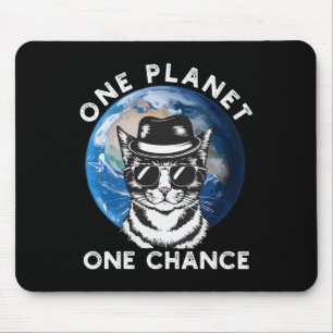 One Planet One Chance Mother Earth Day Men Women K Mouse Pad