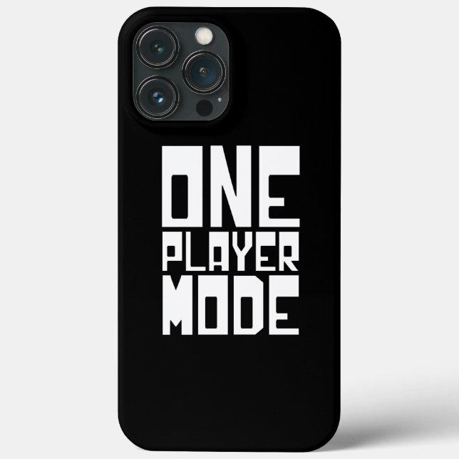 ONE PLAYER MODE Case-Mate iPhone CASE (Back)