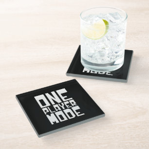 ONE PLAYER MODE GLASS COASTER