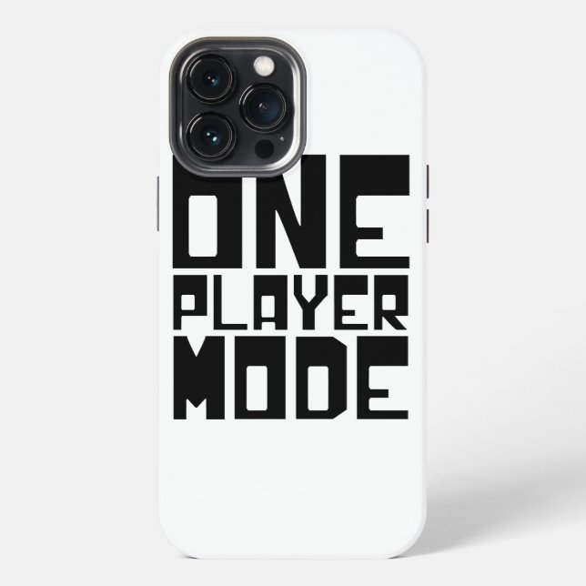 ONE PLAYER MODE iPhone CASE (Back)