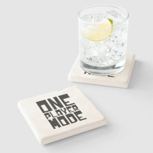 ONE PLAYER MODE STONE COASTER